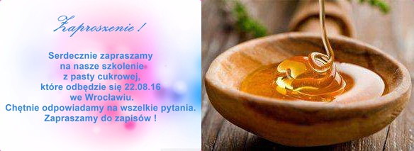 Sierpniowe szkolenie z pasty cukrowej !
